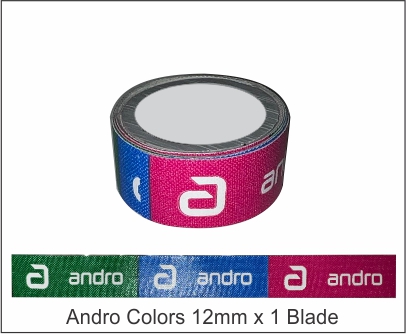 Andro Edge Tape Colors 12mm x 1 Blade